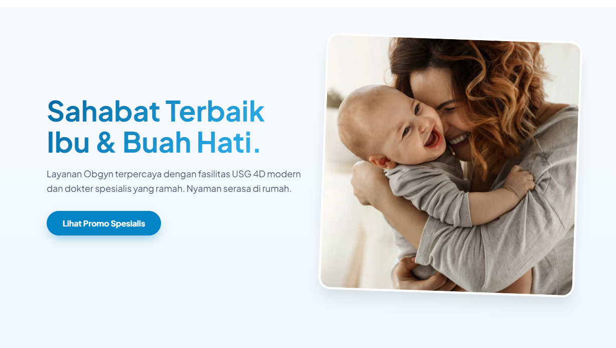 Preview Website Klinik Obgyn